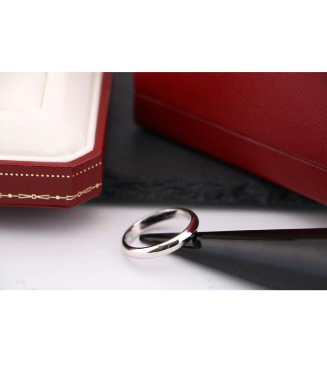 CARTIER Серебряное платиновое кольцо, фото 7