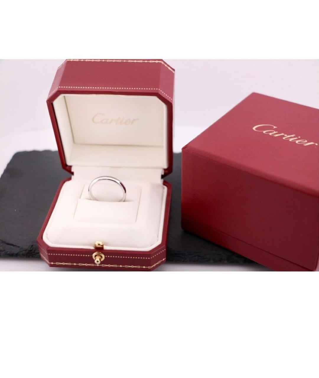 CARTIER Серебряное платиновое кольцо, фото 4