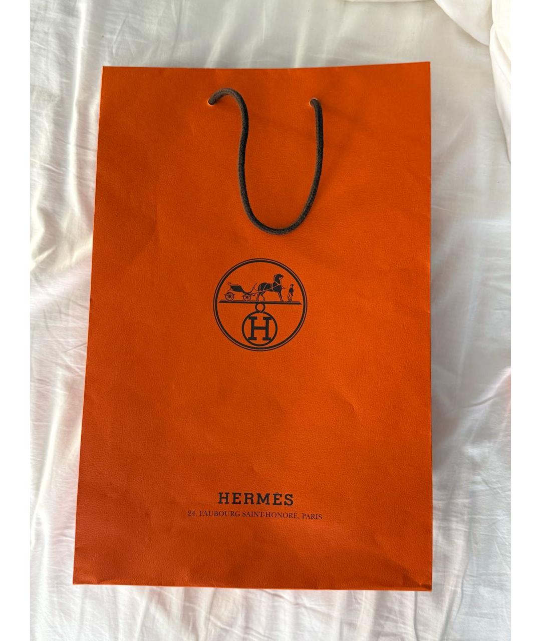HERMES Мульти шелковый платок, фото 5