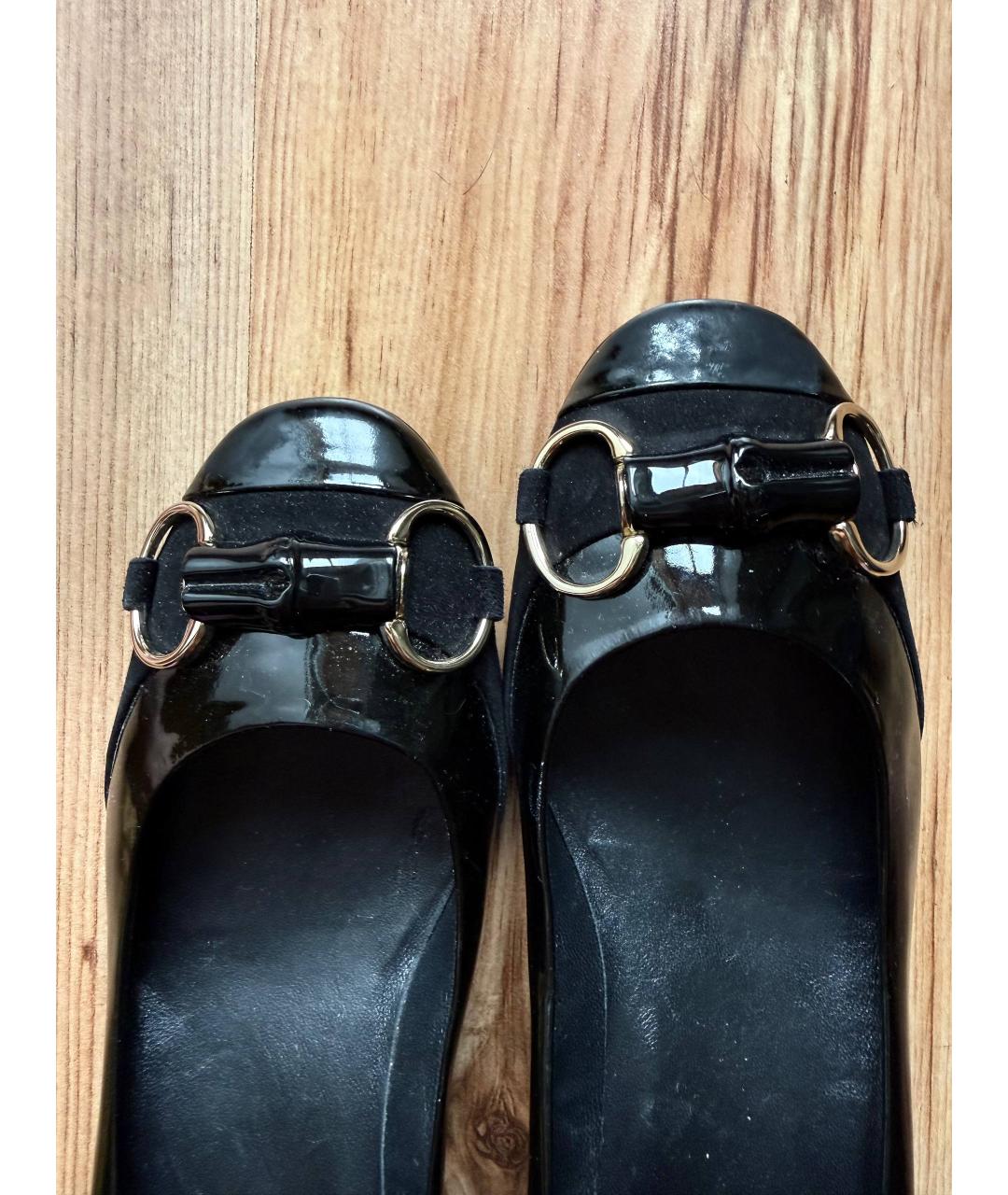 GUCCI Черные кожаные лоферы, фото 4