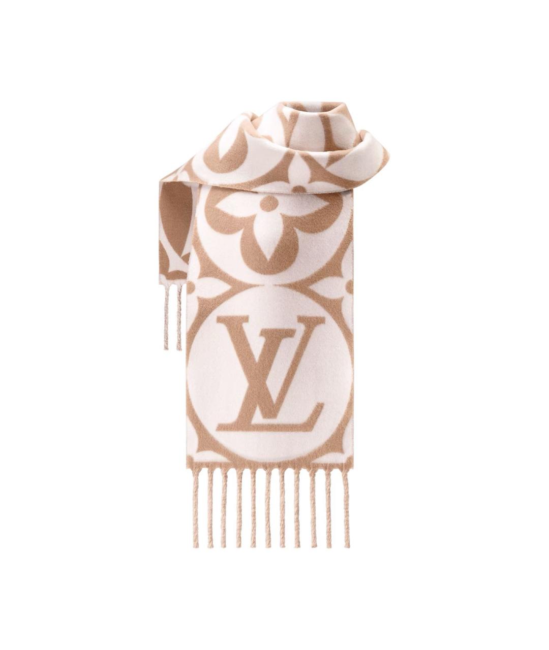 LOUIS VUITTON Мульти шерстяной шарф, фото 2