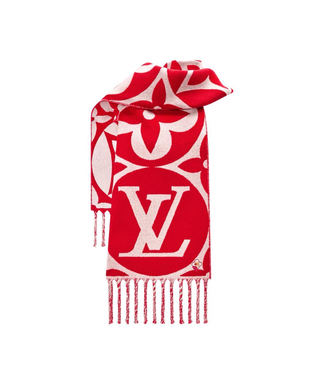 LOUIS VUITTON Мульти шерстяной шарф, фото 2