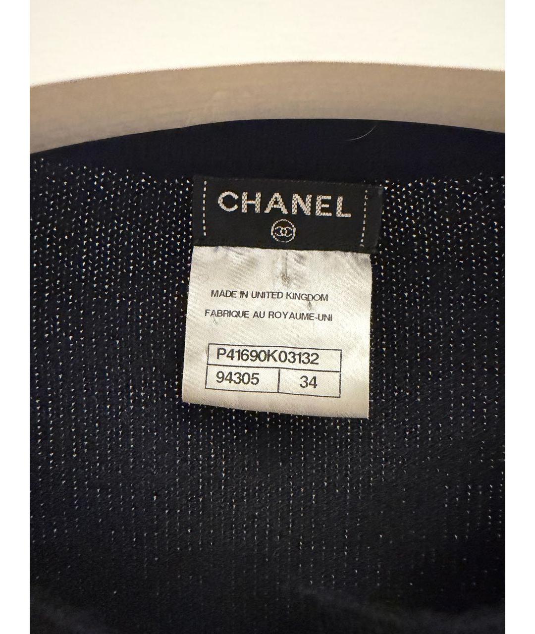 CHANEL Черный кашемировый кардиган, фото 4