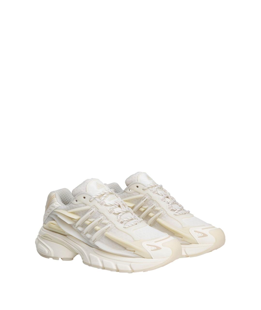 ADIDAS Белые текстильные низкие кроссовки / кеды, фото 2