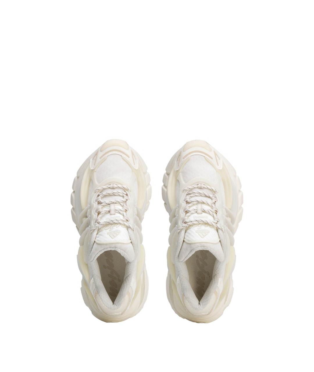 ADIDAS Белые текстильные низкие кроссовки / кеды, фото 3