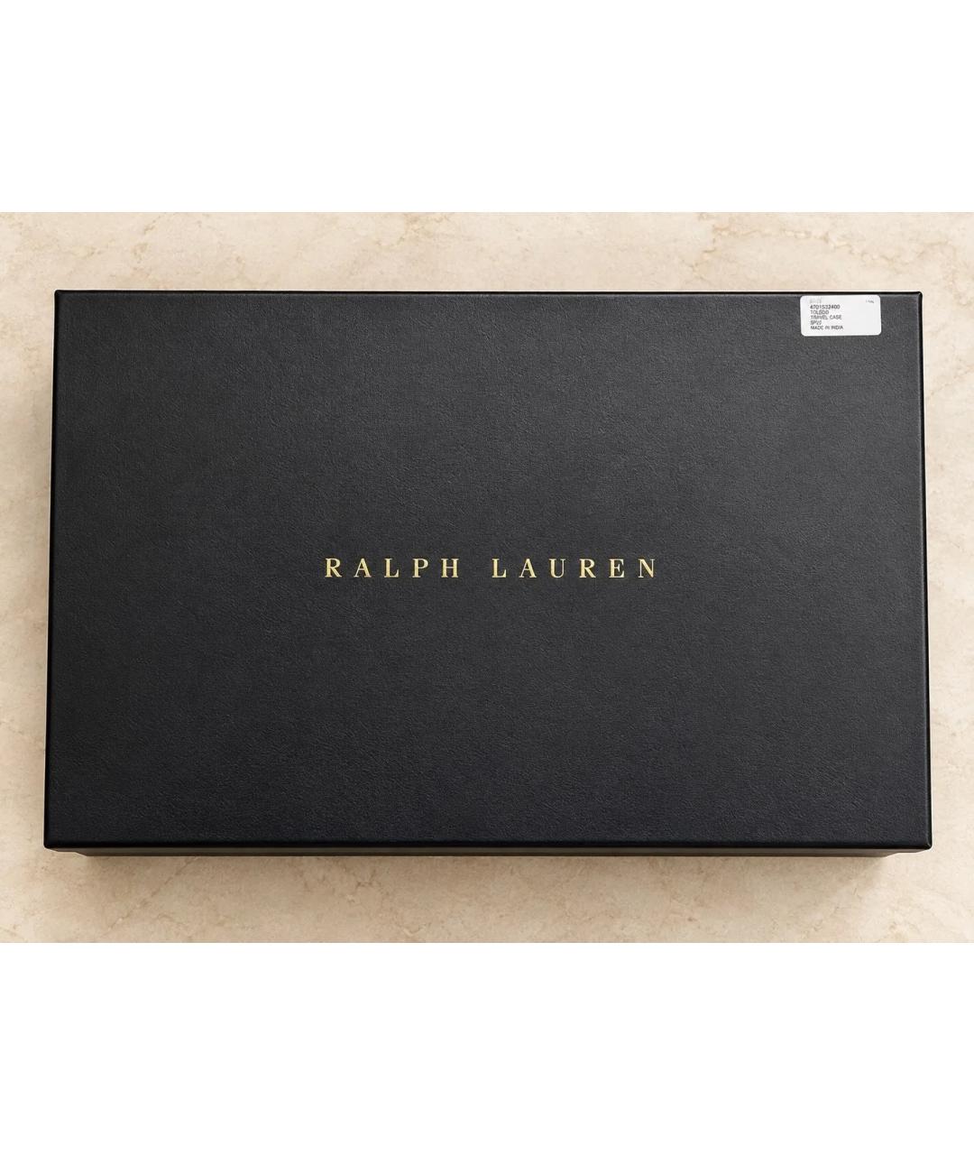 RALPH LAUREN Коричневая кожаная дорожная/спортивная сумка, фото 6