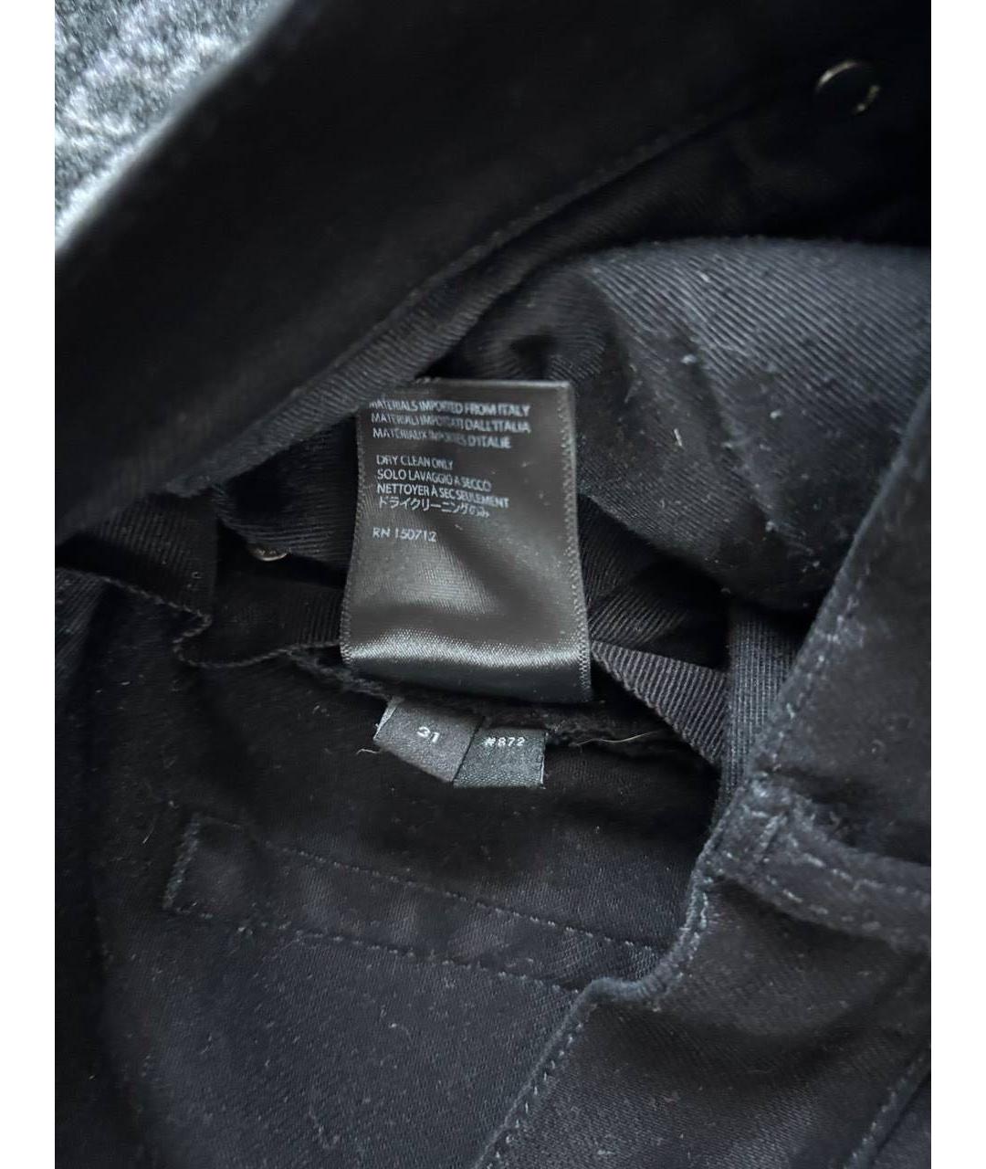 AMIRI Черные хлопко-эластановые джинсы скинни, фото 6