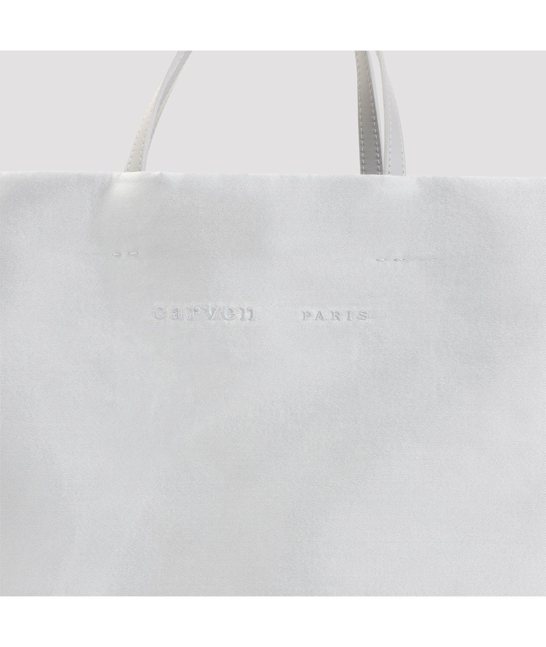 Carven Голубая тканевая сумка тоут, фото 3