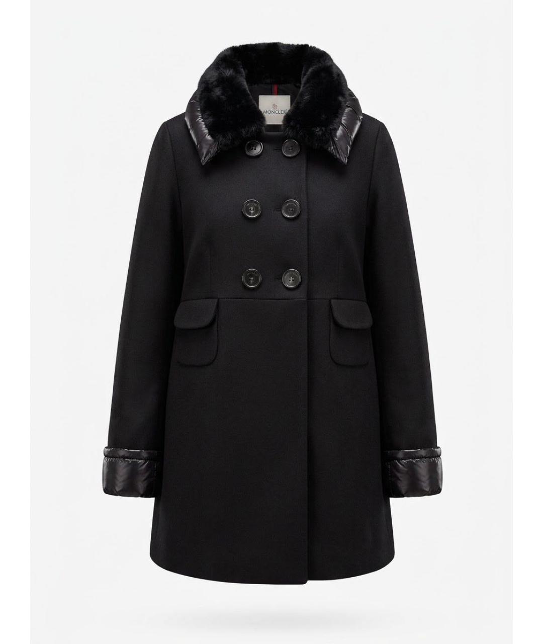MONCLER Черный пуховик, фото 9