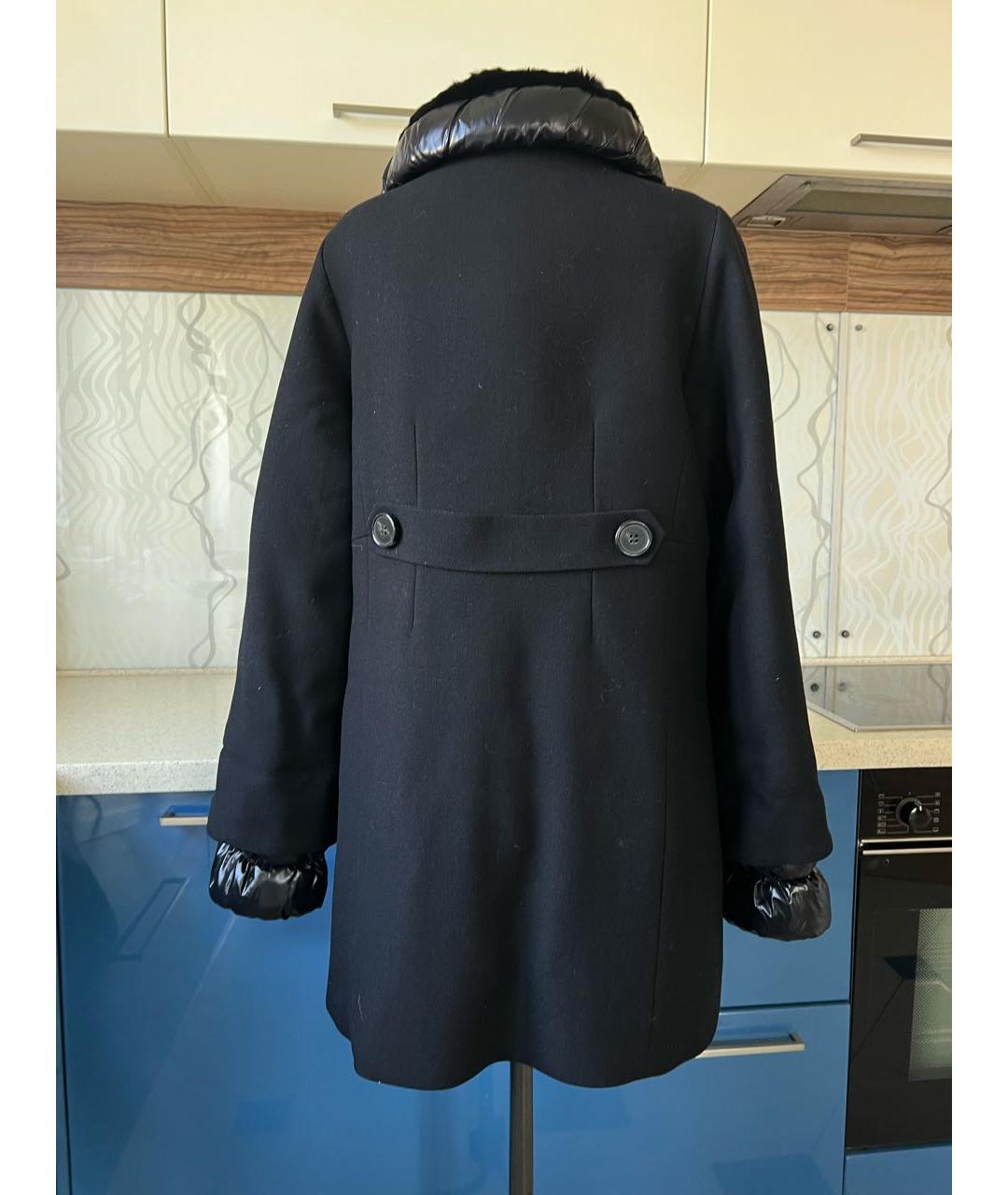 MONCLER Черный пуховик, фото 2