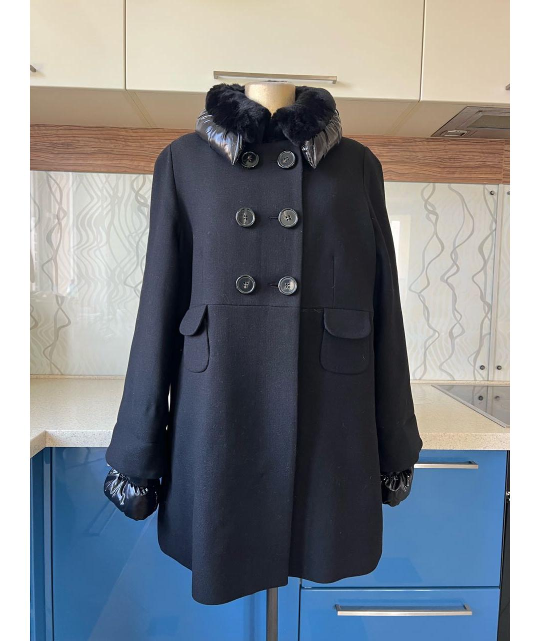 MONCLER Черный пуховик, фото 8
