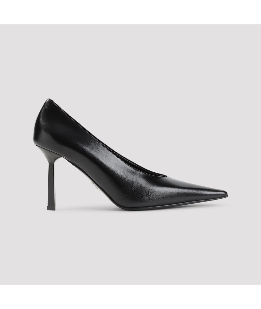 PRADA Черные кожаные туфли, фото 2