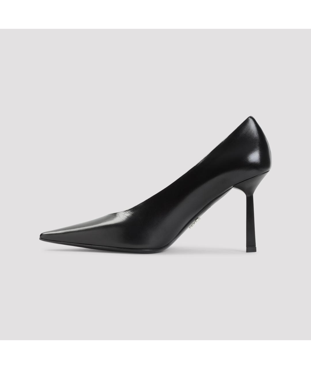 PRADA Черные кожаные туфли, фото 3
