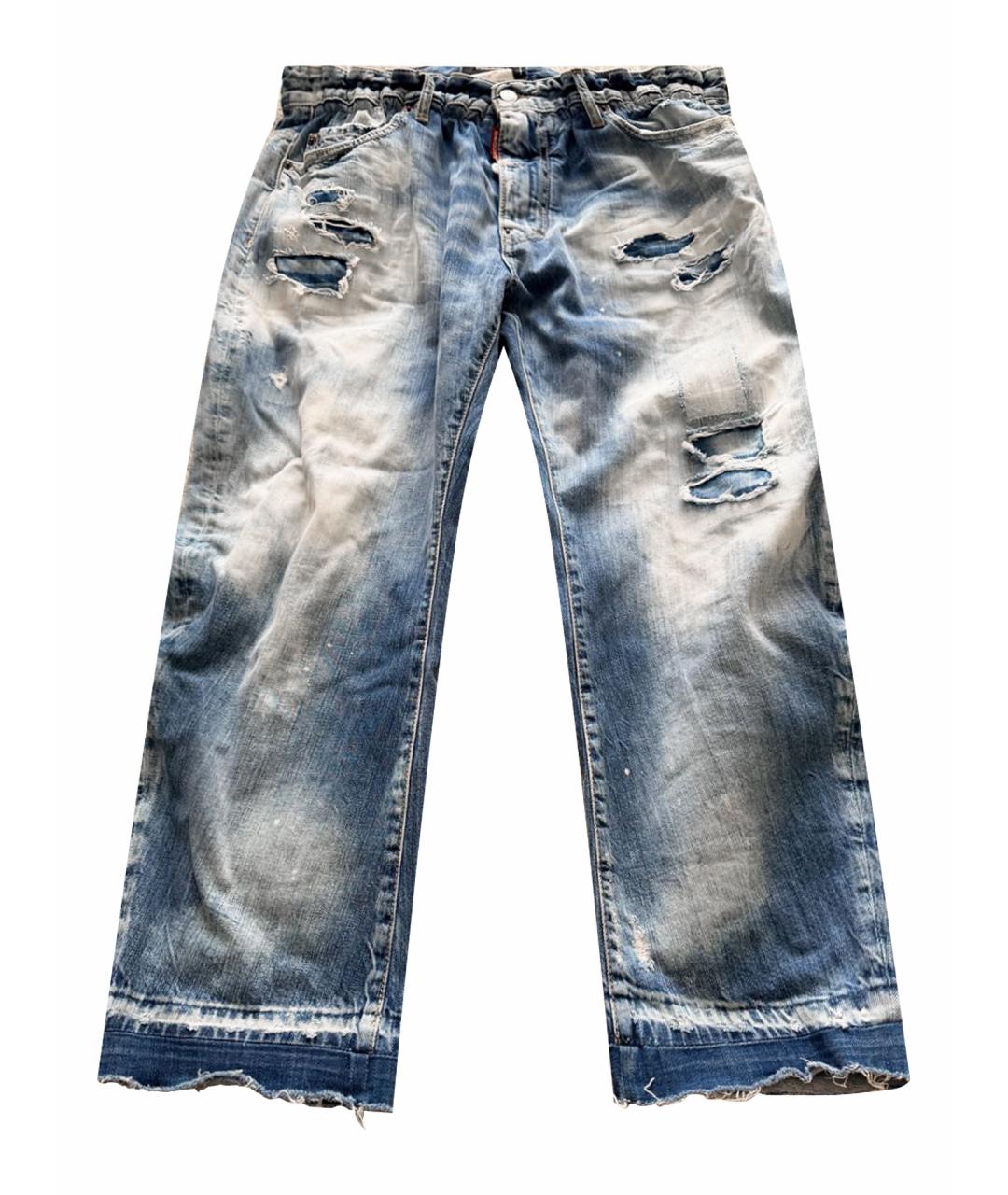 DSQUARED2 Голубые хлопковые джинсы, фото 1