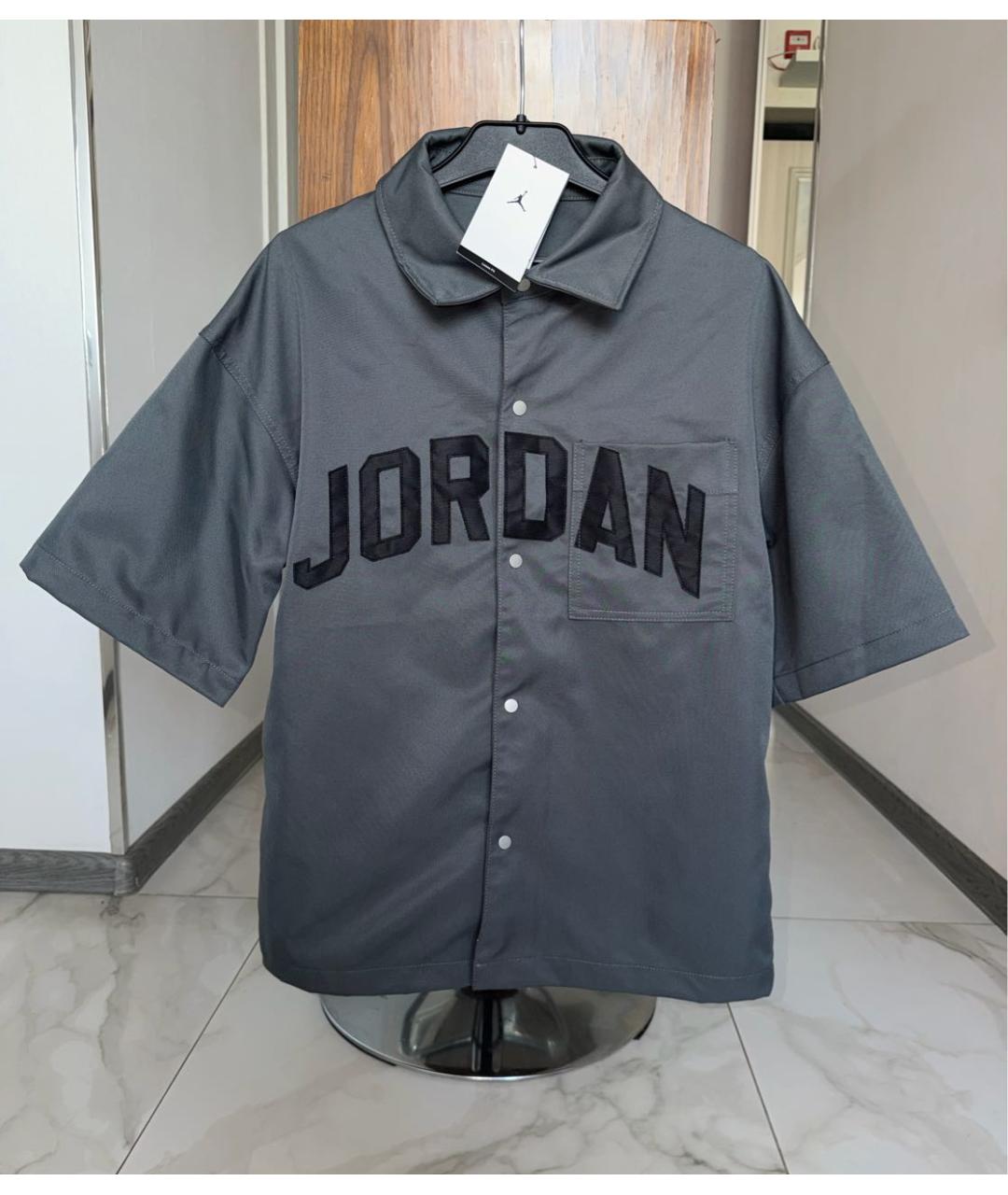 JORDAN Серая полиэстеровая рубашка, фото 9