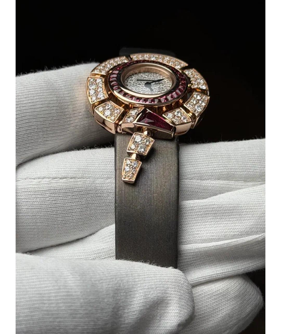 BVLGARI Часы из розового золота, фото 3