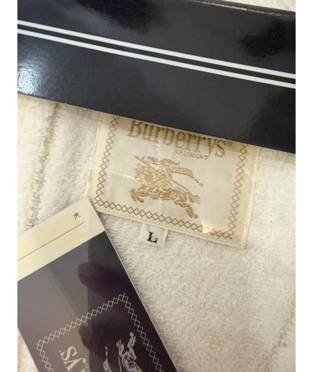 BURBERRY Белый халаты, фото 4