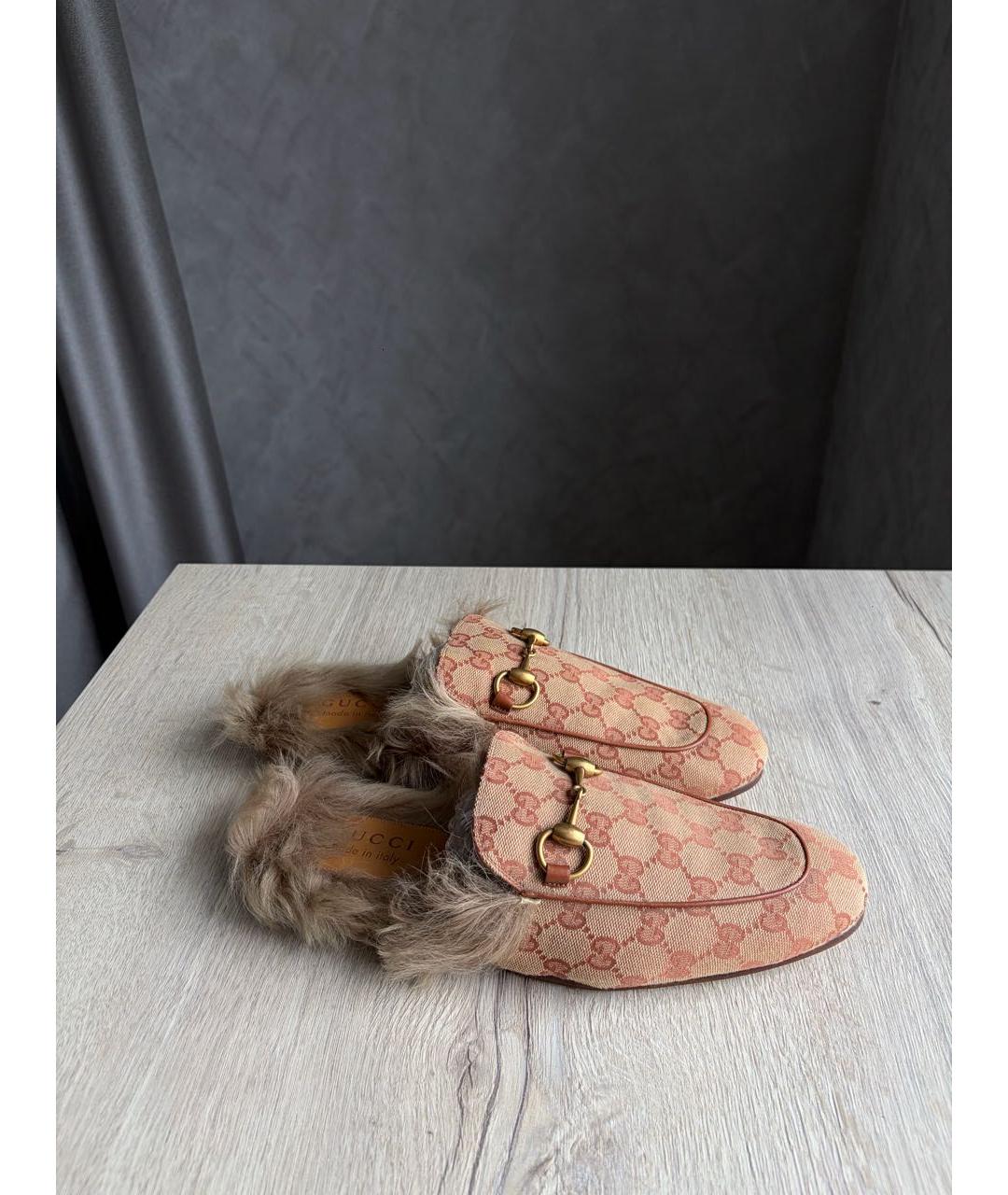 GUCCI Коричневые мюли, фото 9