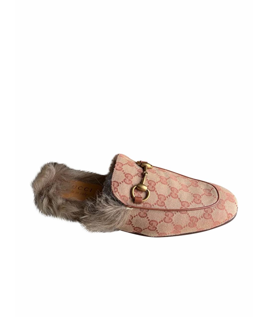 GUCCI Коричневые мюли, фото 1