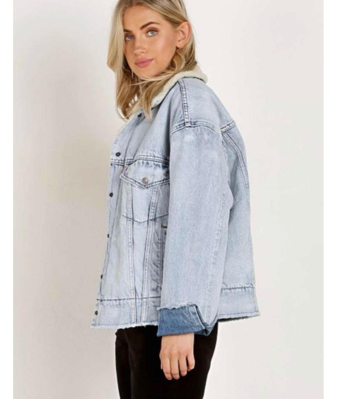 LEVI'S Голубая куртка, фото 7