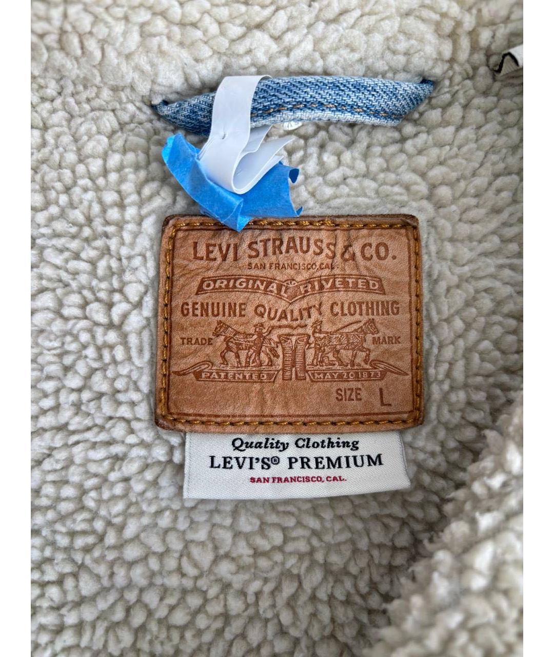 LEVI'S Голубая куртка, фото 4