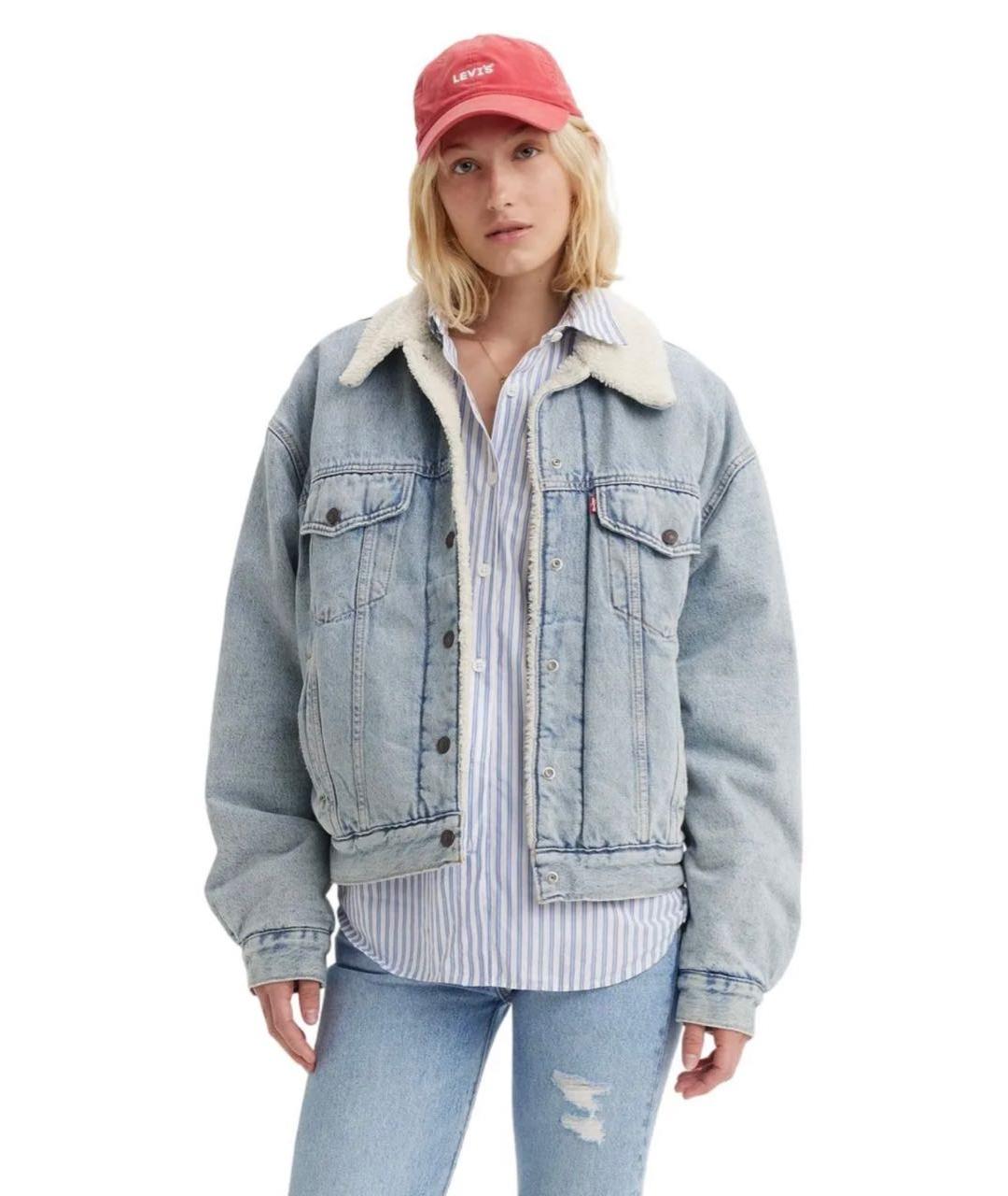 LEVI'S Голубая куртка, фото 8
