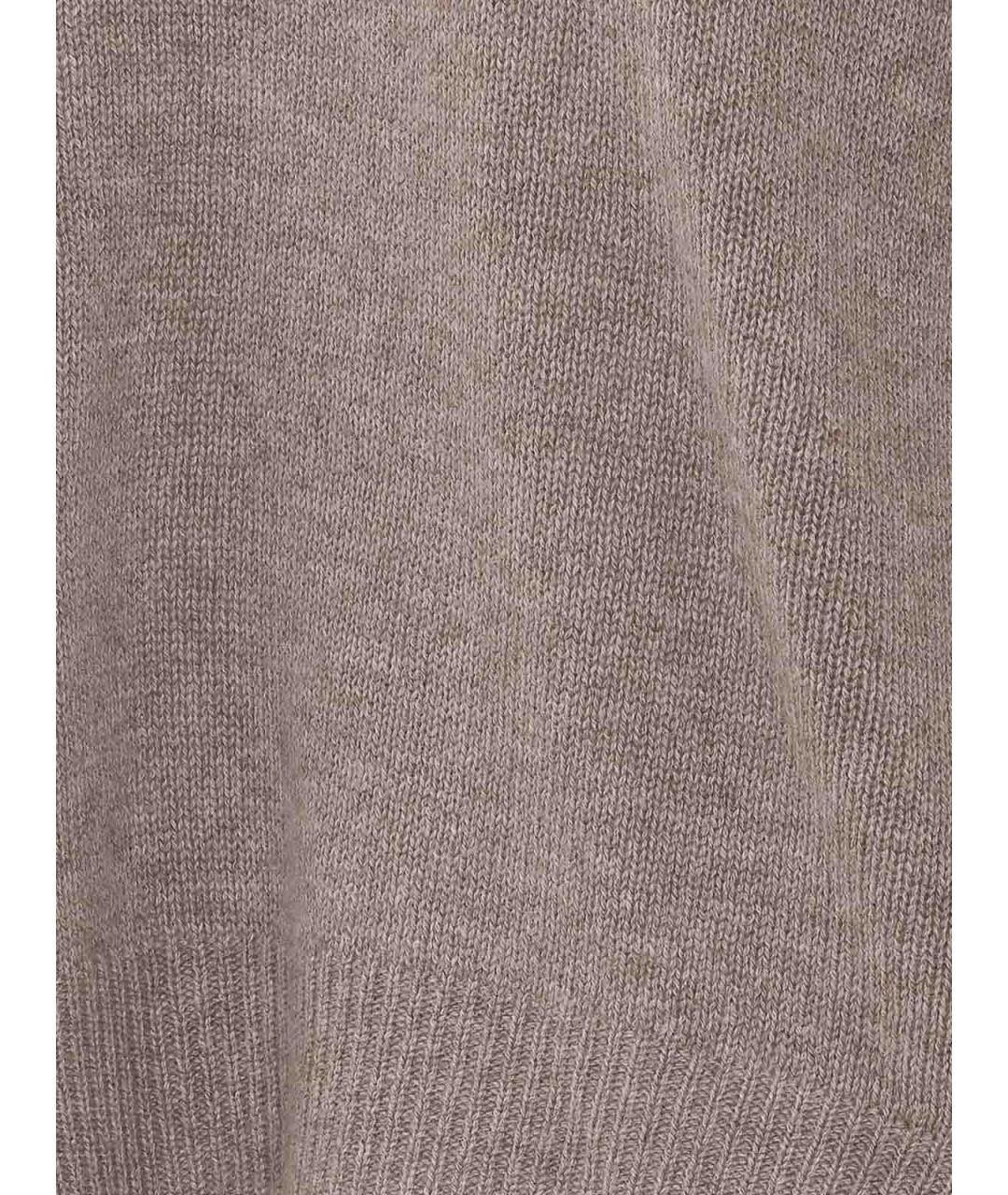 ALLUDE Бежевый шерстяной джемпер / свитер, фото 3