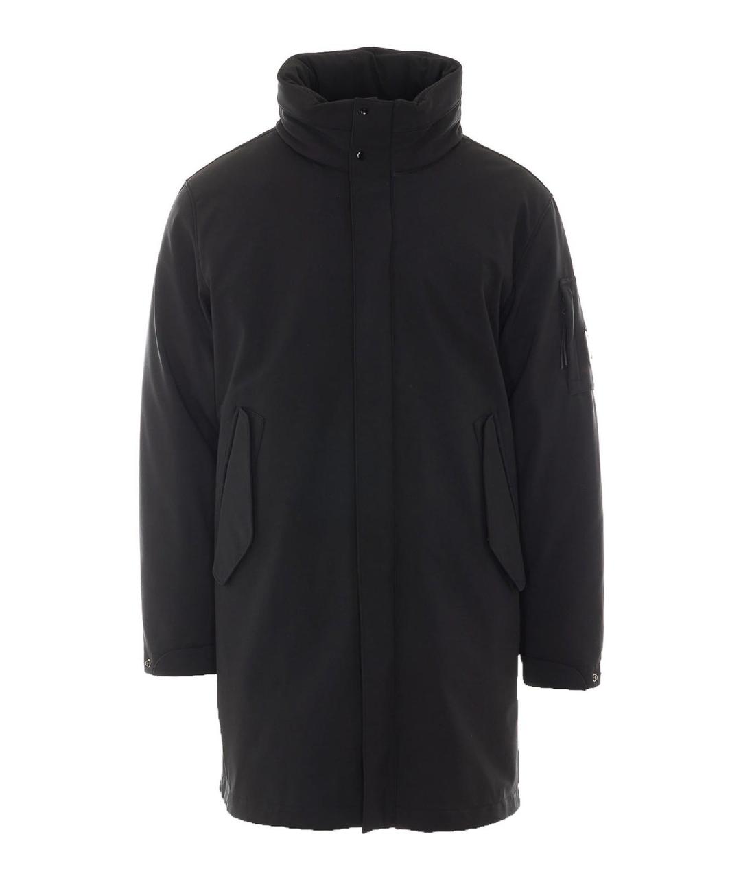CP COMPANY Черный полиэстеровый пуховик, фото 1