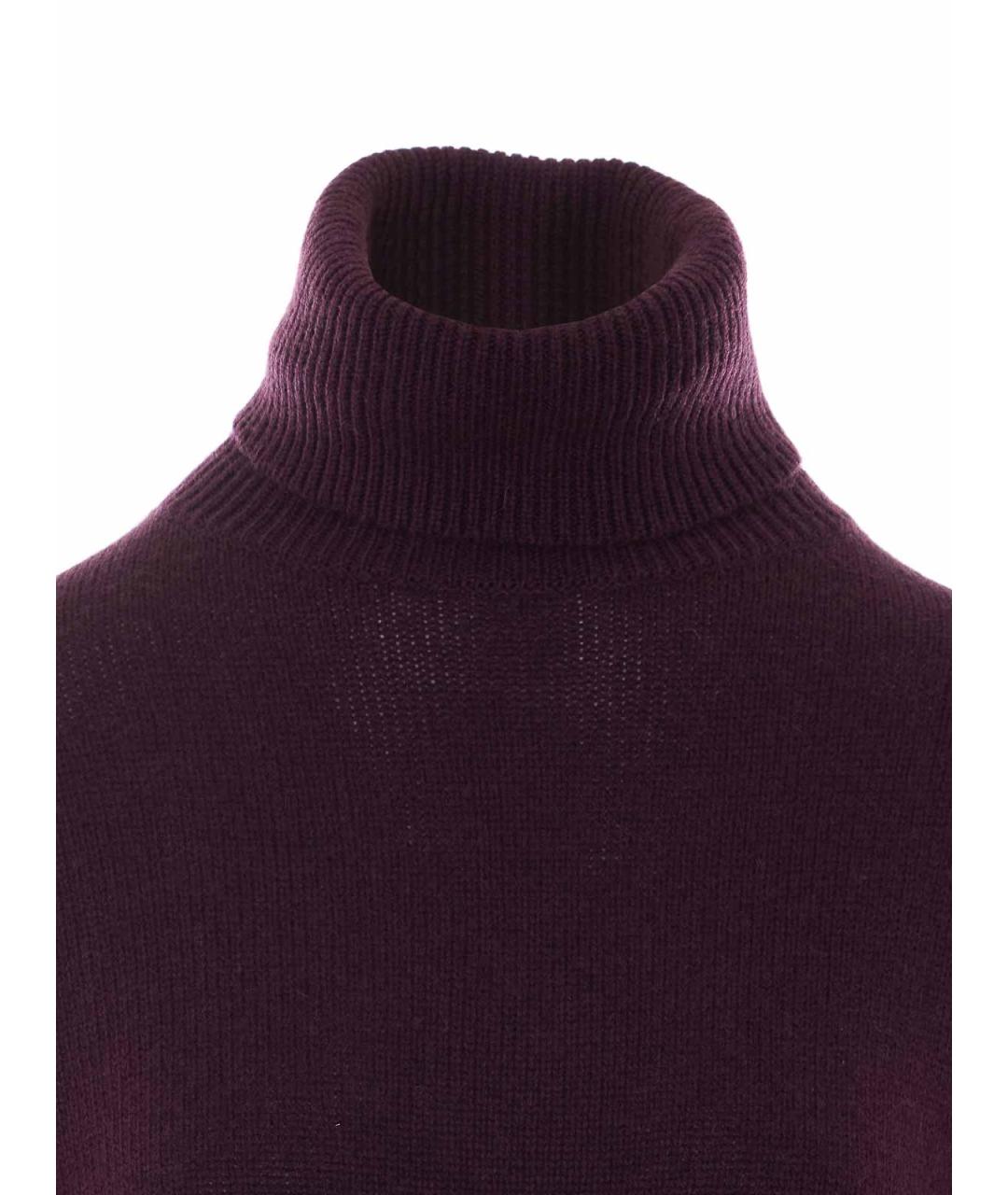 ALLUDE Фиолетовая кашемировая водолазка, фото 4