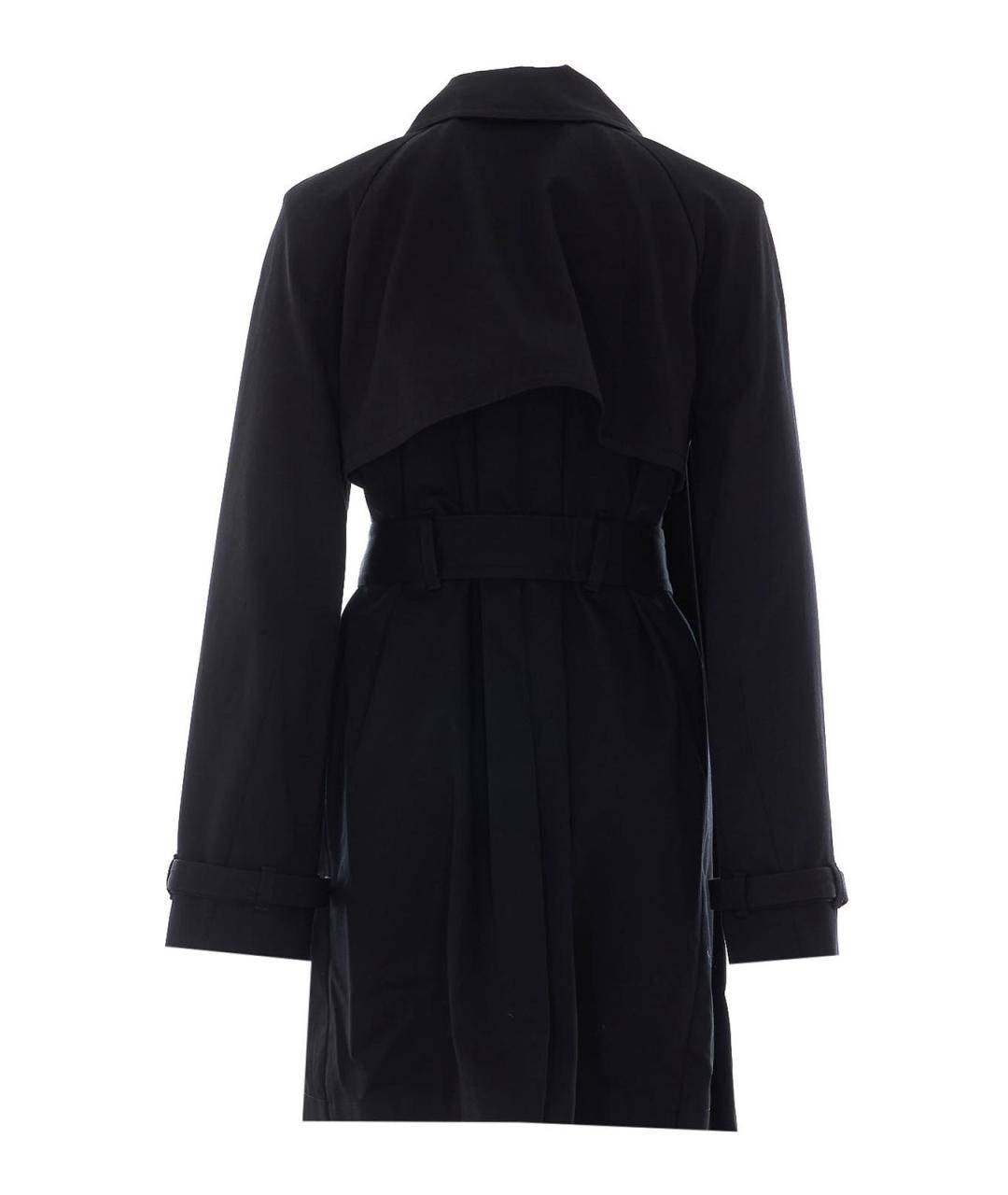 ANN DEMEULEMEESTER Черное шерстяное пальто, фото 2