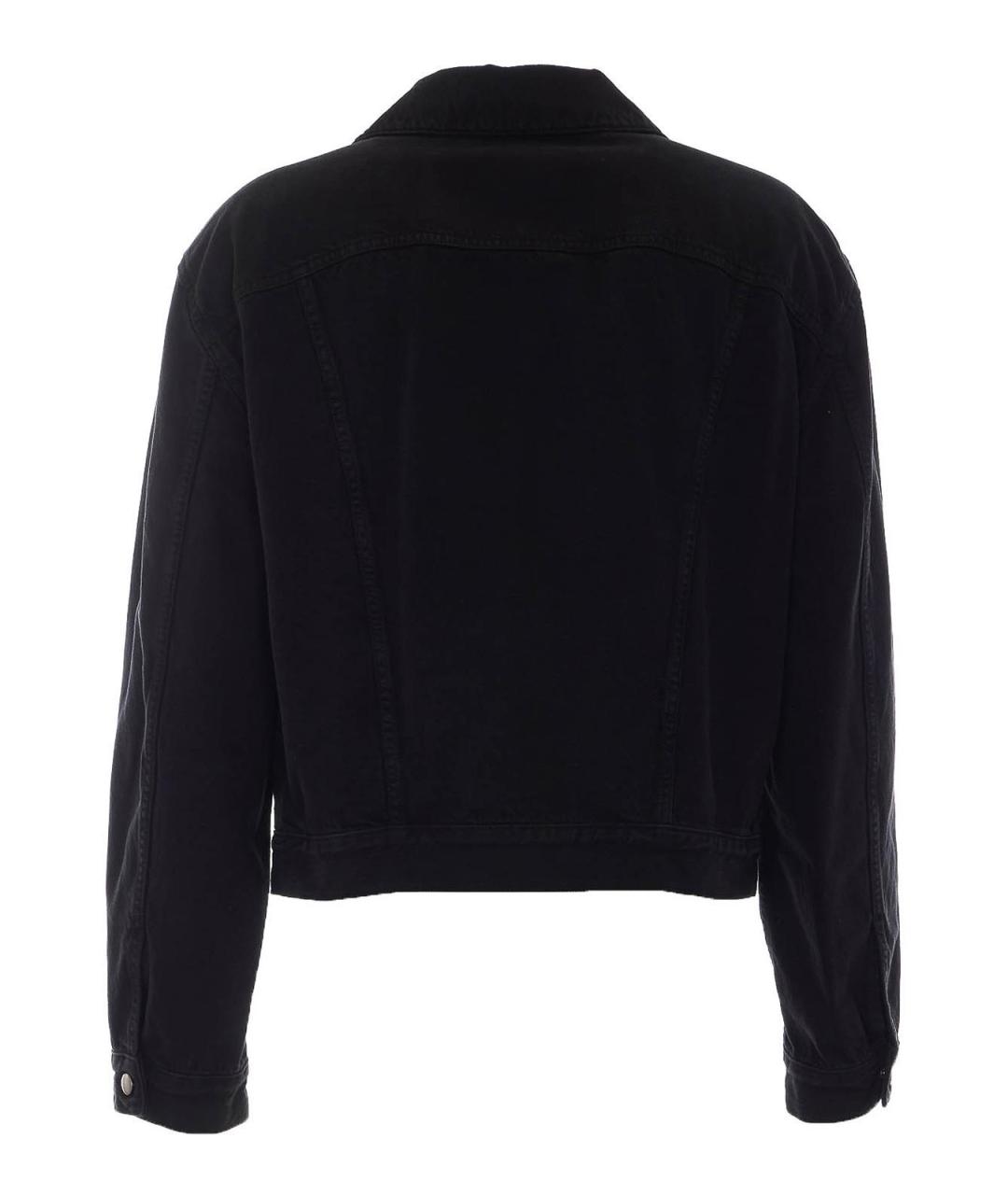 ANN DEMEULEMEESTER Черная хлопковая куртка, фото 2
