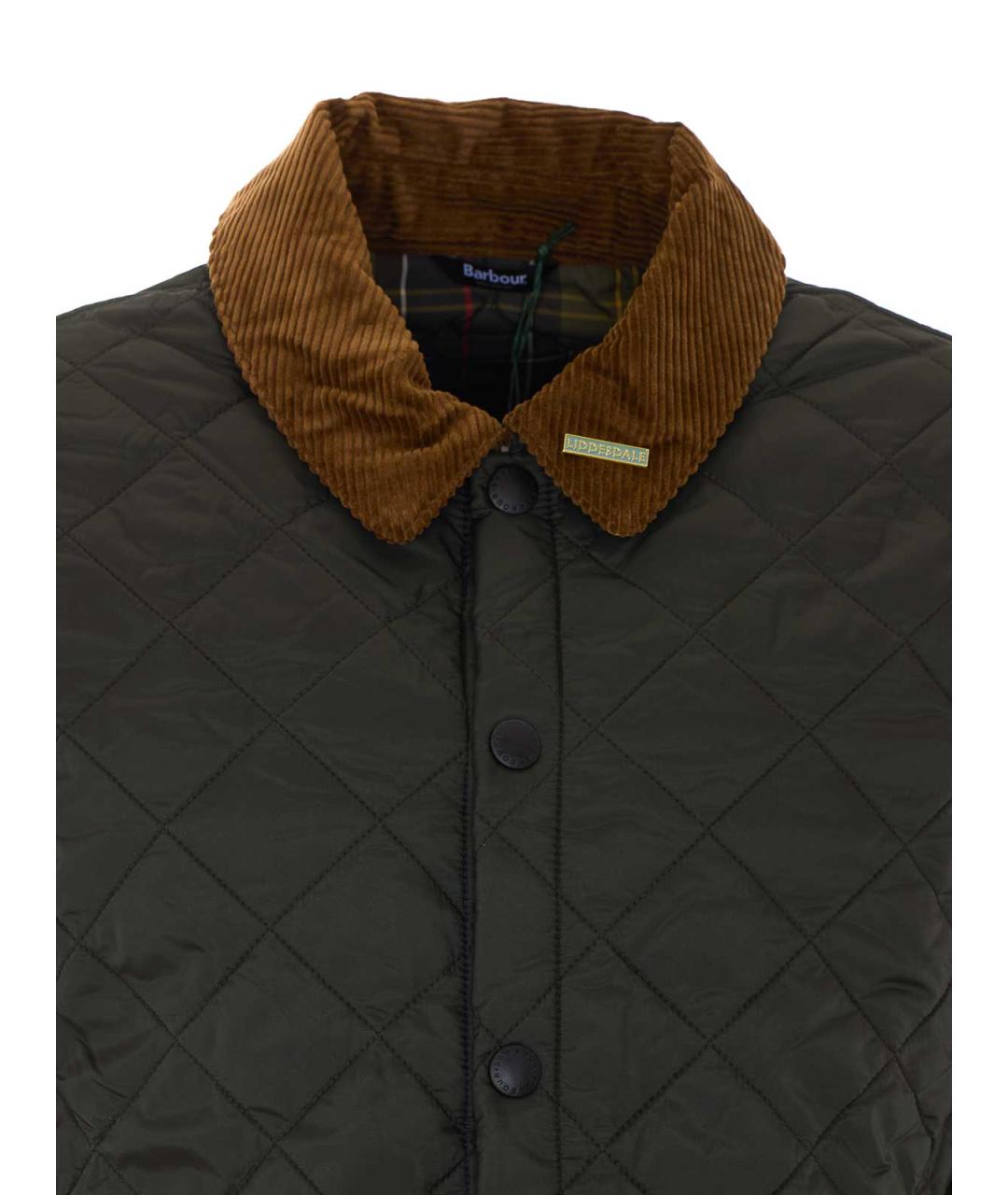 BARBOUR Зеленая полиэстеровая куртка, фото 4