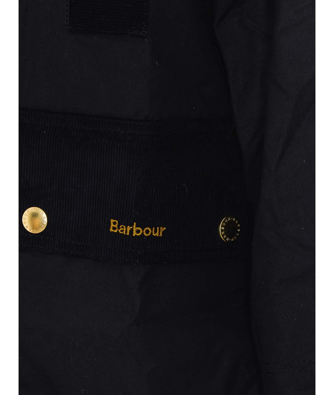 BARBOUR Черная полиэстеровая куртка, фото 3