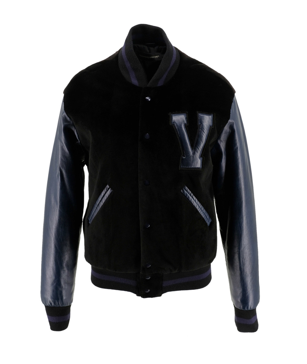 ALEXANDRE VAUTHIER Черная кожаная куртка, фото 1