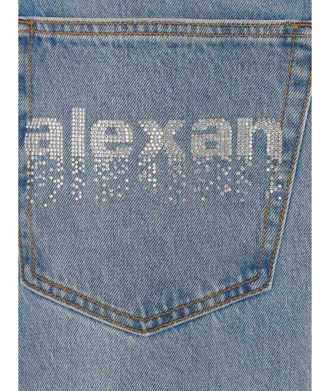 ALEXANDER WANG Синие прямые джинсы, фото 3
