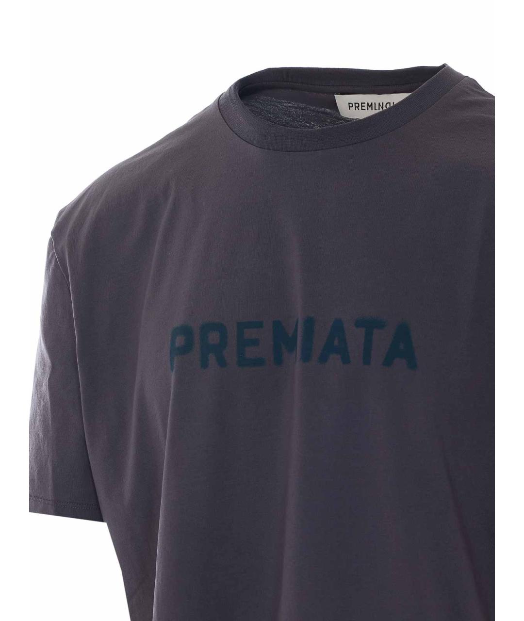 PREMIATA Серая хлопковая футболка, фото 3
