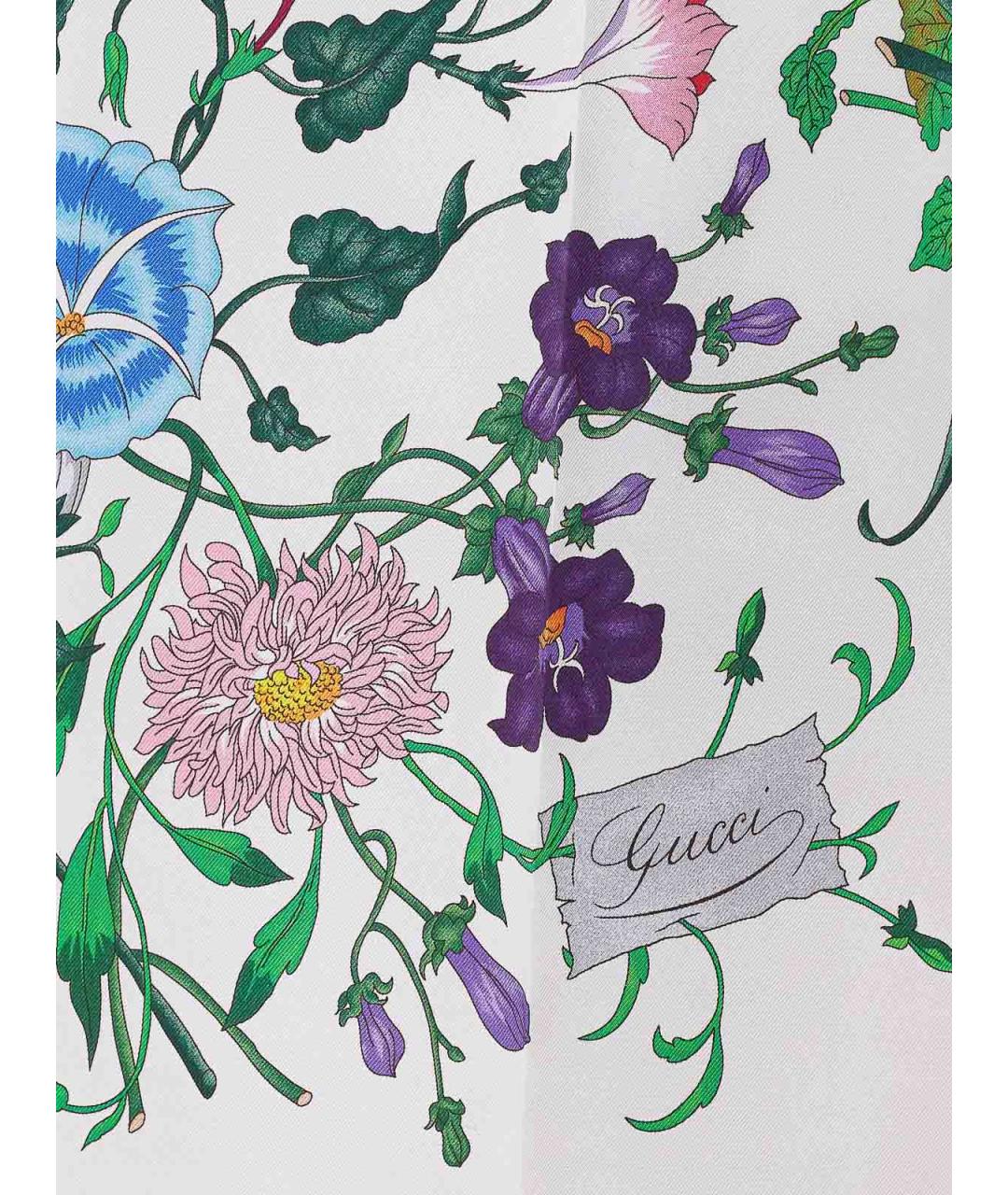 GUCCI Мульти шелковое повседневное платье, фото 3