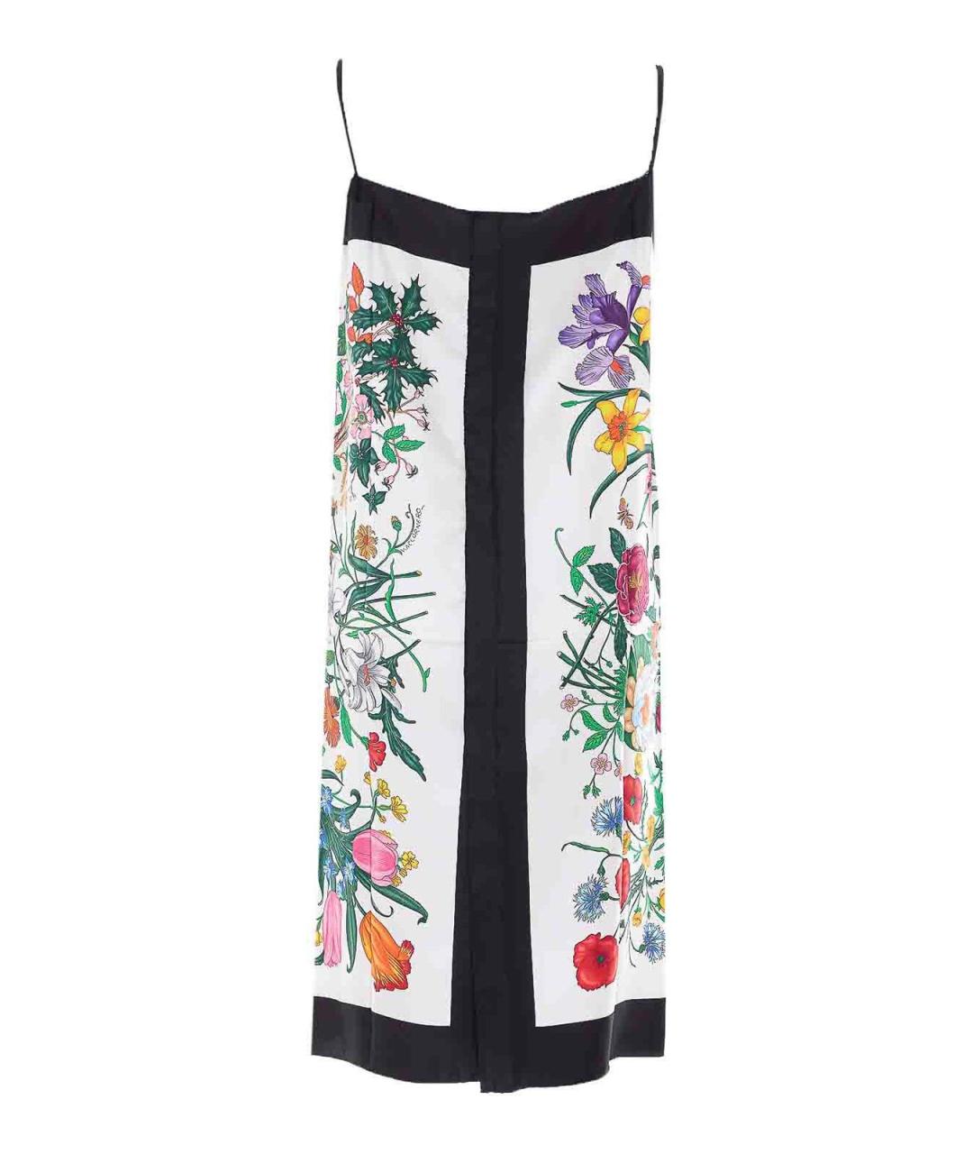 GUCCI Мульти шелковое повседневное платье, фото 2
