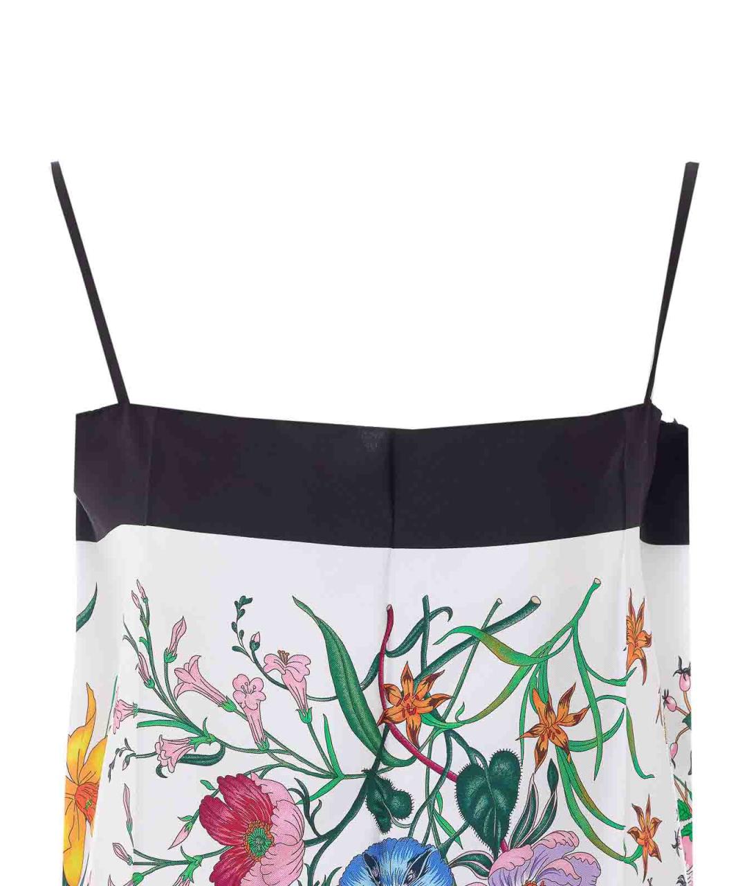 GUCCI Мульти шелковое повседневное платье, фото 4