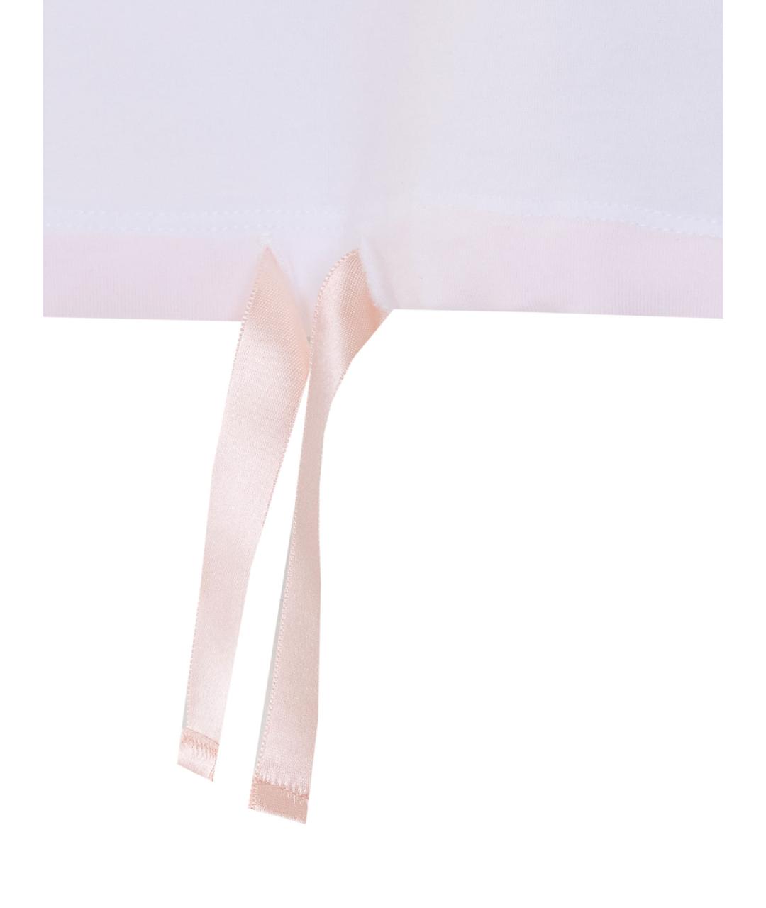 REPETTO Белая хлопковая футболка, фото 3
