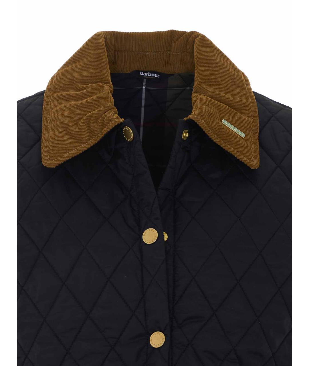BARBOUR Черная полиэстеровая куртка, фото 4