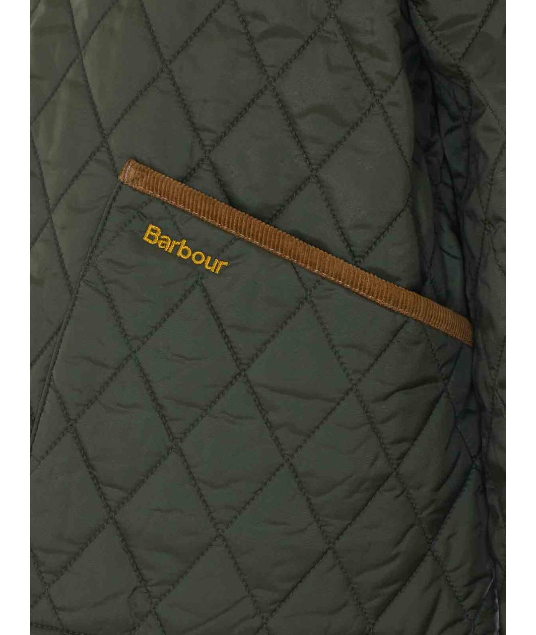 BARBOUR Зеленая полиэстеровая куртка, фото 3
