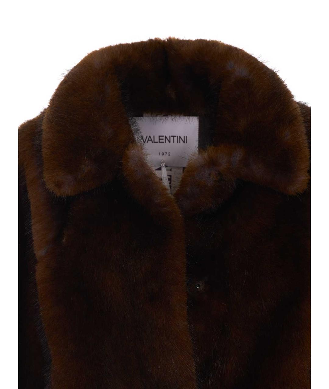 VALENTINI Коричневая шуба, фото 4