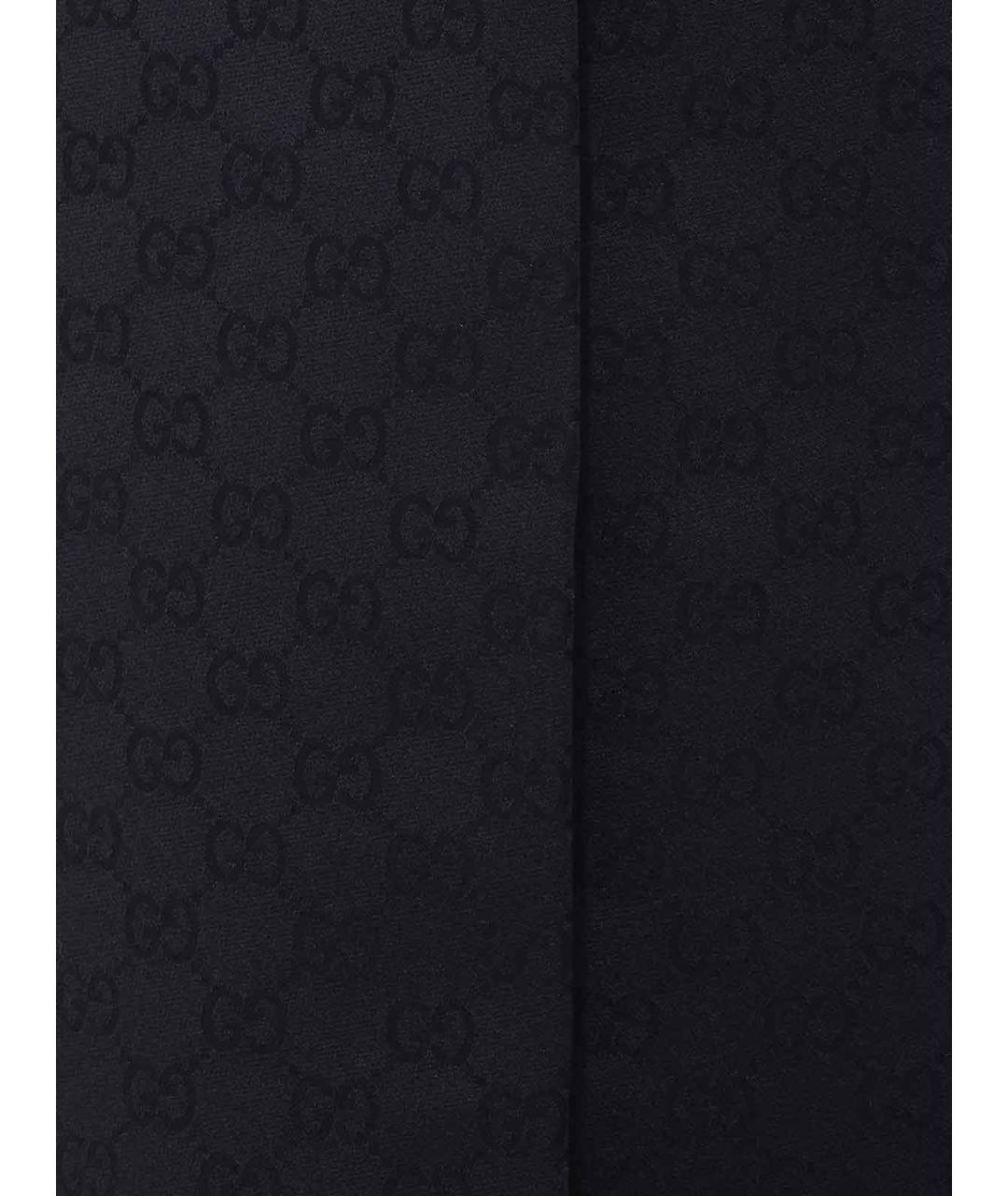 GUCCI Черная полиэстеровая юбка миди, фото 3