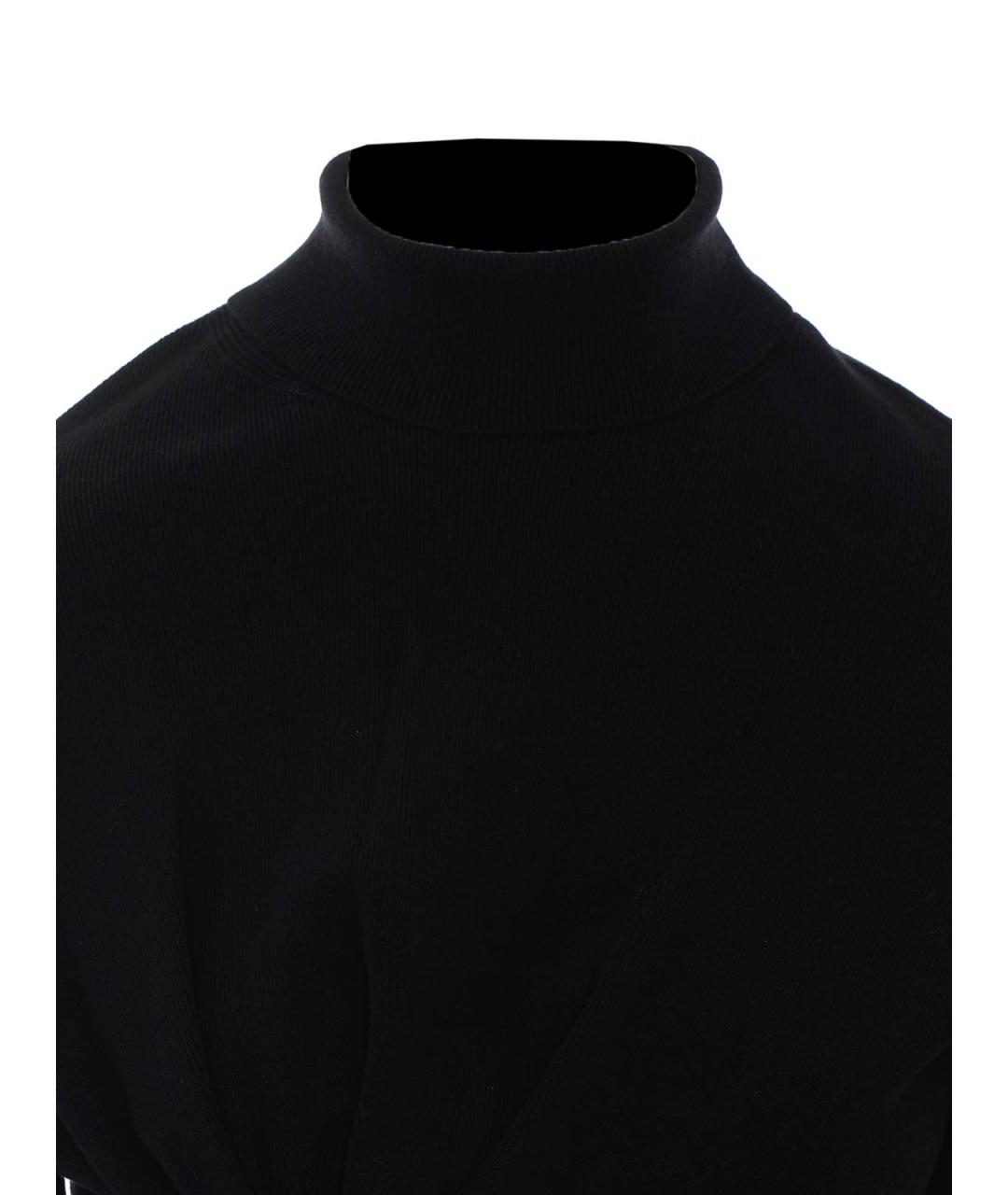 LANVIN Черный шерстяной джемпер / свитер, фото 4