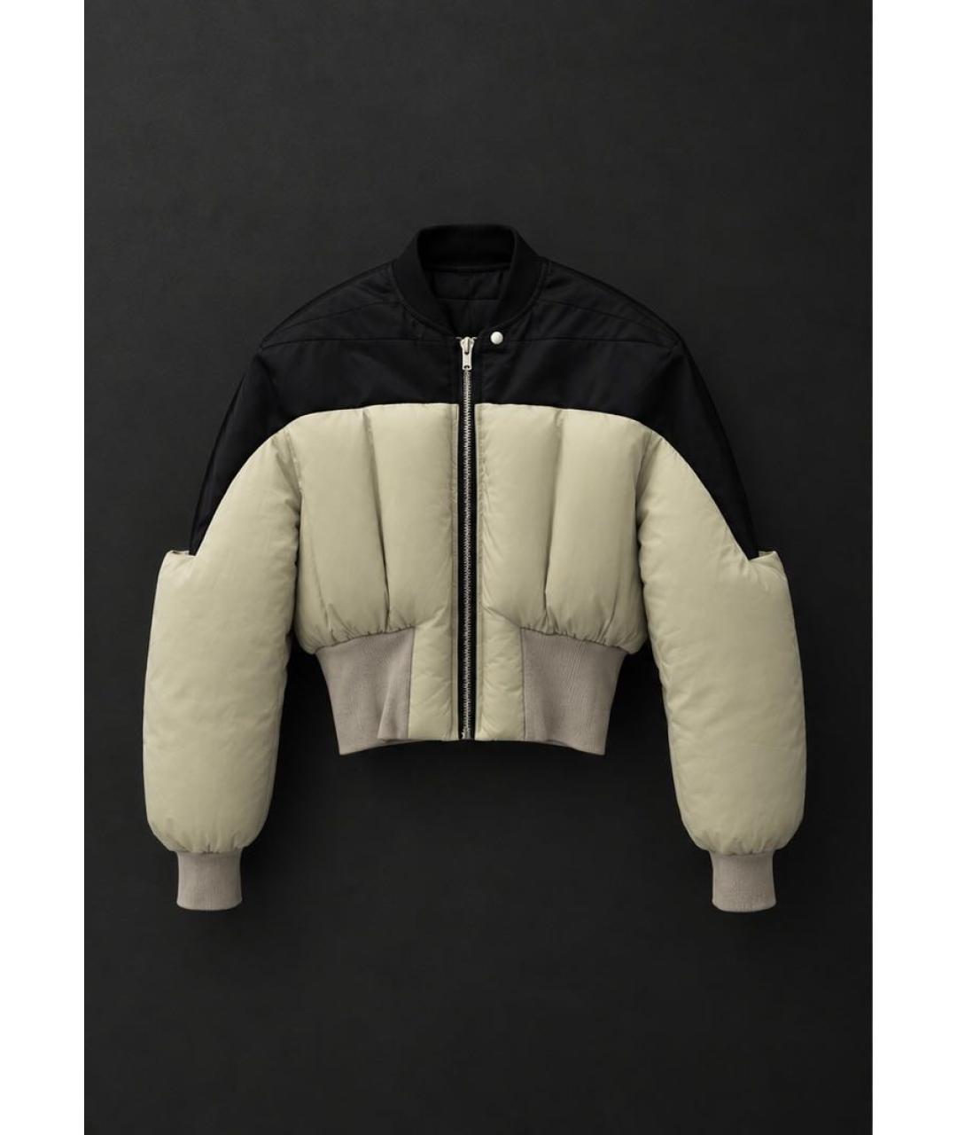 RICK OWENS Белый нейлоновый пуховик, фото 9