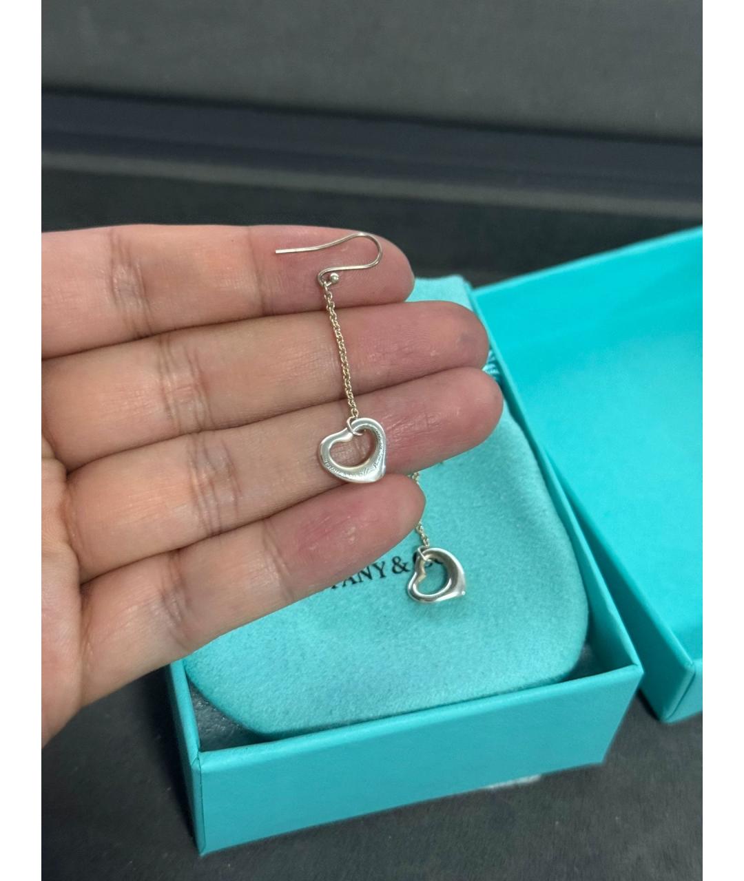 TIFFANY&CO Серебряные серебряные серьги, фото 2