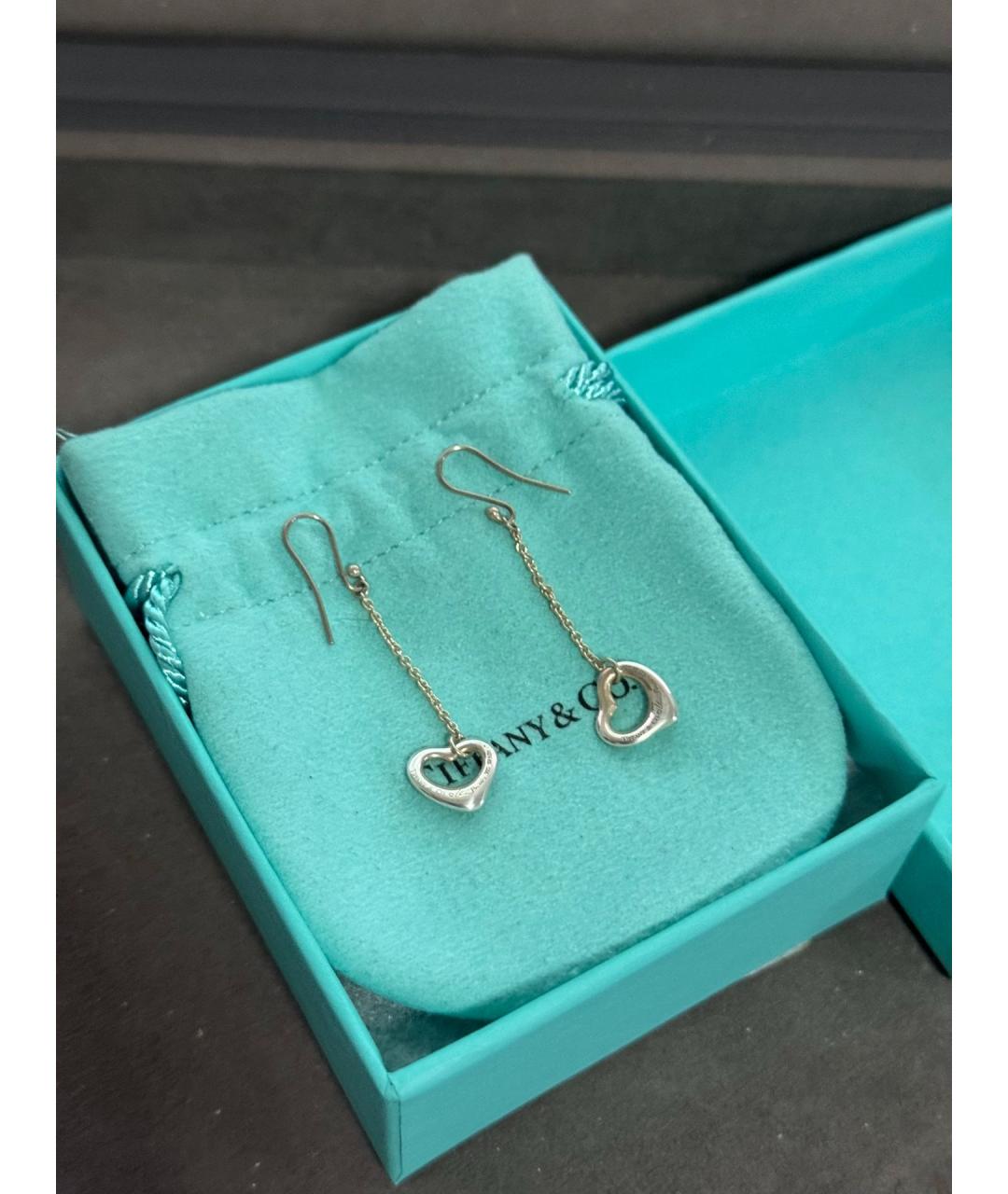 TIFFANY&CO Серебряные серебряные серьги, фото 6