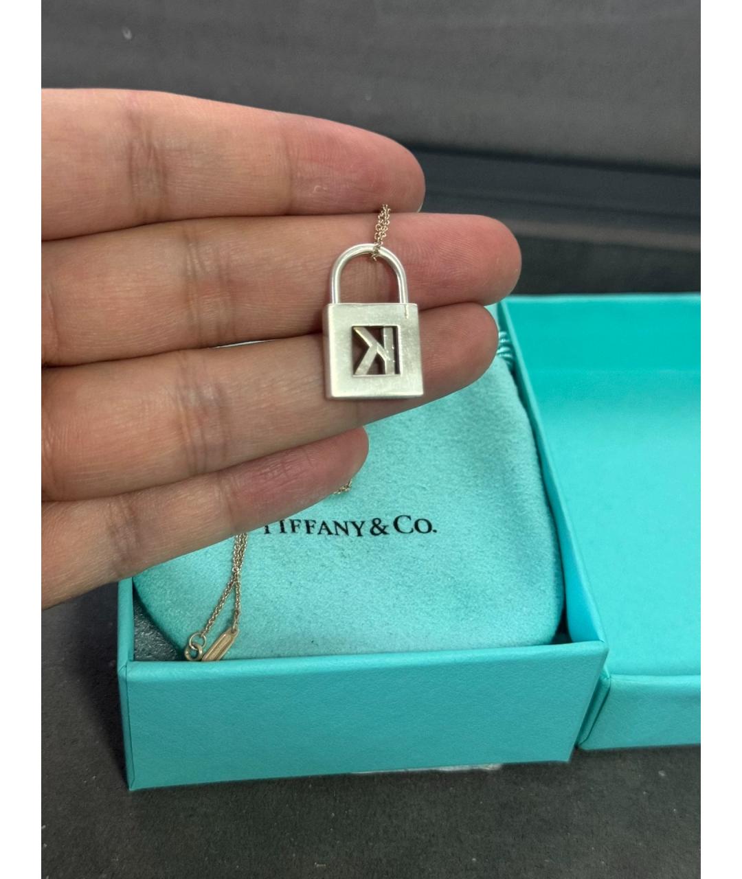 TIFFANY&CO Серебряное серебряное колье, фото 3