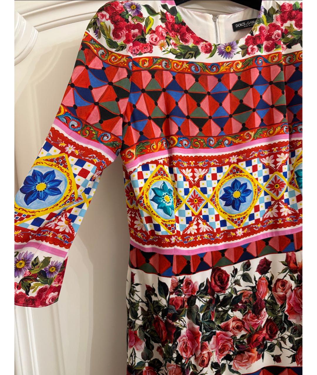 DOLCE&GABBANA Мульти вечернее платье, фото 3